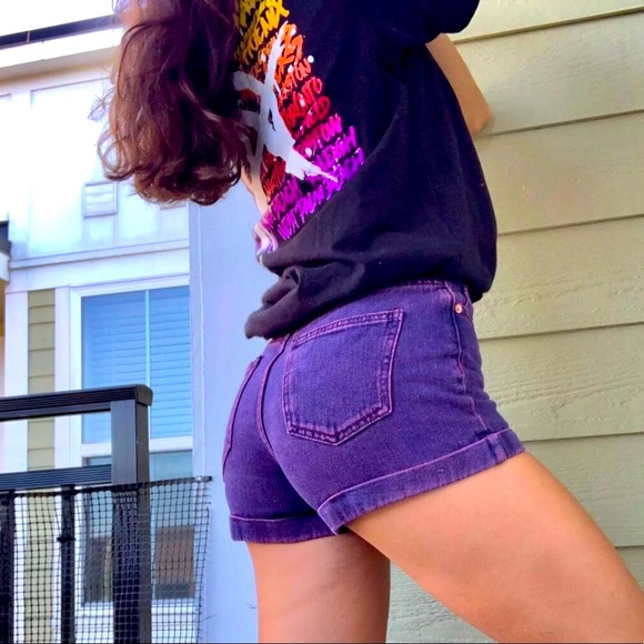 BullHead Mom Shorts Pink Dyed - Picture 5 of 13